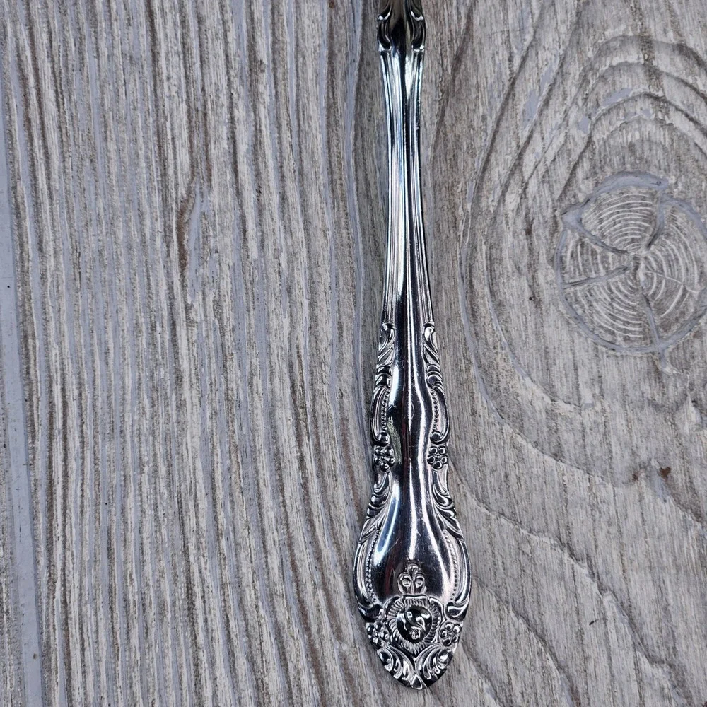 Northland Stainless Malmaison Flatware Set 29 Pcs Ornate Floral Korea Silverware